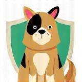Illustration of a healthy pet being cared for